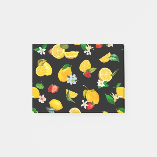 Citron & Jordgubb 5 Post-it Block (Framsida)