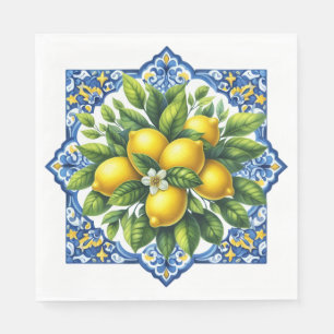 Citron Kakel Servetter