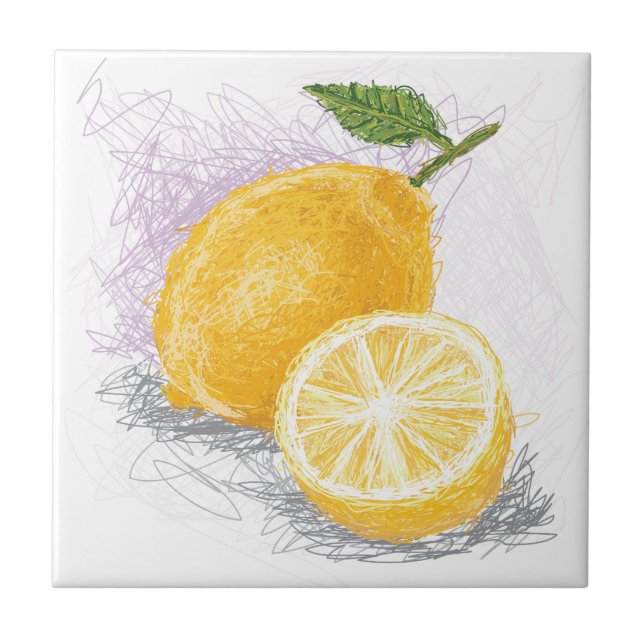 citron kakelplatta (Framsidan)