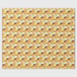 Citron Kakformbröd Med Glasyr Presentpapper