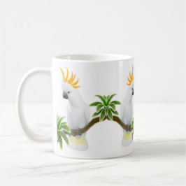 Citron krönad kakaduamugg kaffemugg