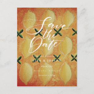 Citron Land Script Spara Datum Vykort