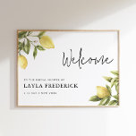 CITRON Lemon Möhippa Välkomstskylt Poster<br><div class="desc">Citron Lemon Collection är ett andningsrikt sortiment som visar på häpnadsväckande vattenfärgbilder av citroner och grönenergi. Dess livliga men känsliga visualer gör det till perfektens val för sommartematiska händelser som babyduschar,  möhippor eller trädgårdsbröllop.</div>