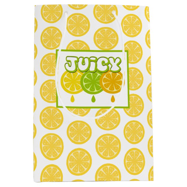 Citron Lime Apelsin Fruktpresentpåse (Framsidan)