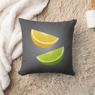 Citron & Lime Kuddöverkast – Modern Citrusaccent Kudde