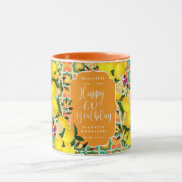 Citron Medelhavet 60-års Orange Mugg