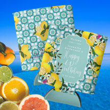 Citron Medelhavet 60-årsfirande Oceanblå