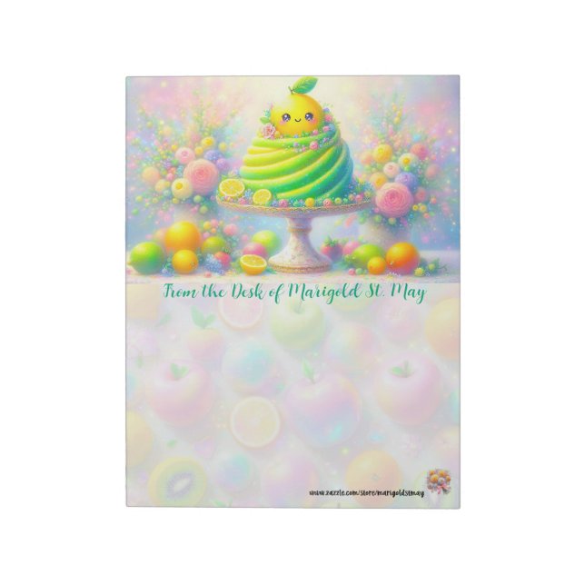 Citron Meringue Notepad Anteckningsblock (Roterad)
