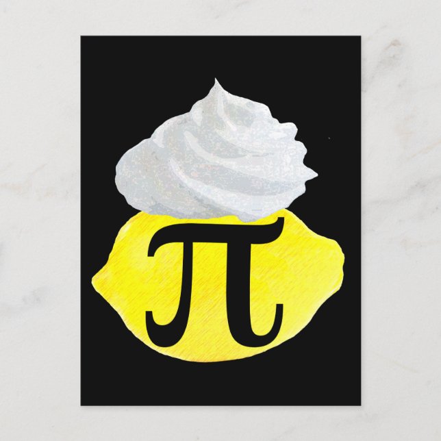 Citron Meringue Pi Vykort (Framsida)
