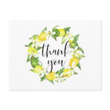 Citron och citronblomskrans Sommartyck tack