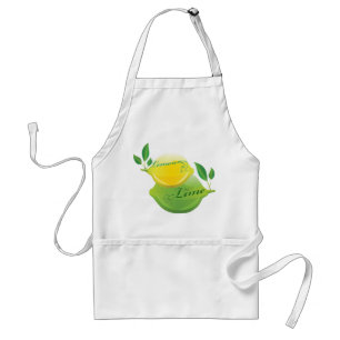 Citron och limefrukt förkläde
