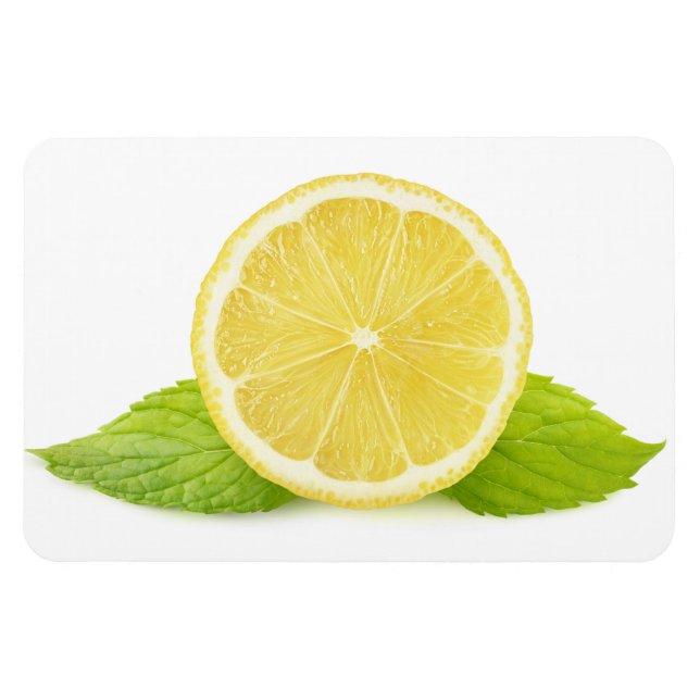 Citron och mynta magnet (Horisontell)