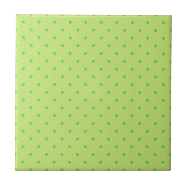 Citron och polka dots kakelplatta (Framsidan)
