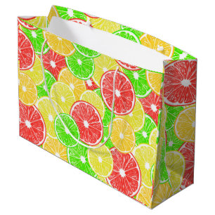 Citron, orange, grapefrukt och kalkskivor mönster