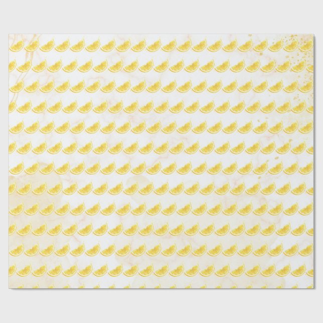 Citron Presentpapper (Platt)
