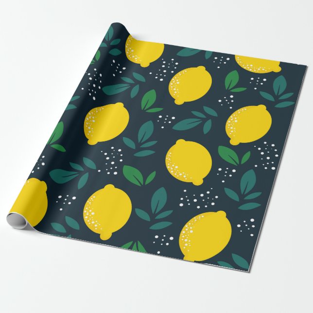 Citron Presentpapper (Utrullad)