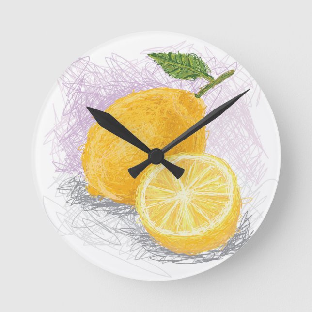 citron rund klocka (Framsida)