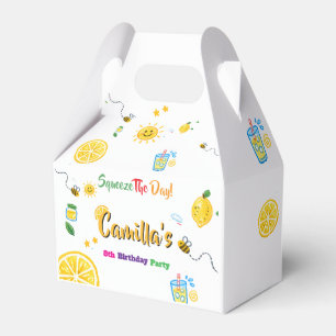 Citron sommar tema barnkalas presentaskar