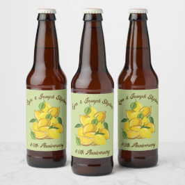 Citron Sommarcitron Dryck Etikett