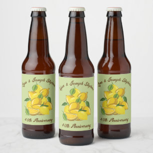 Citron Sommarcitron Dryck Etikett