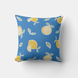 Citron Sommargyllen Kudde