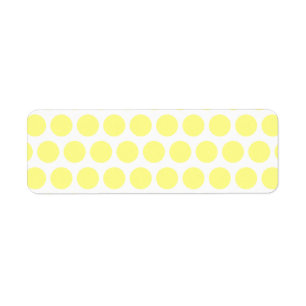 Citron Sorbet Prickar Returadress Etikett