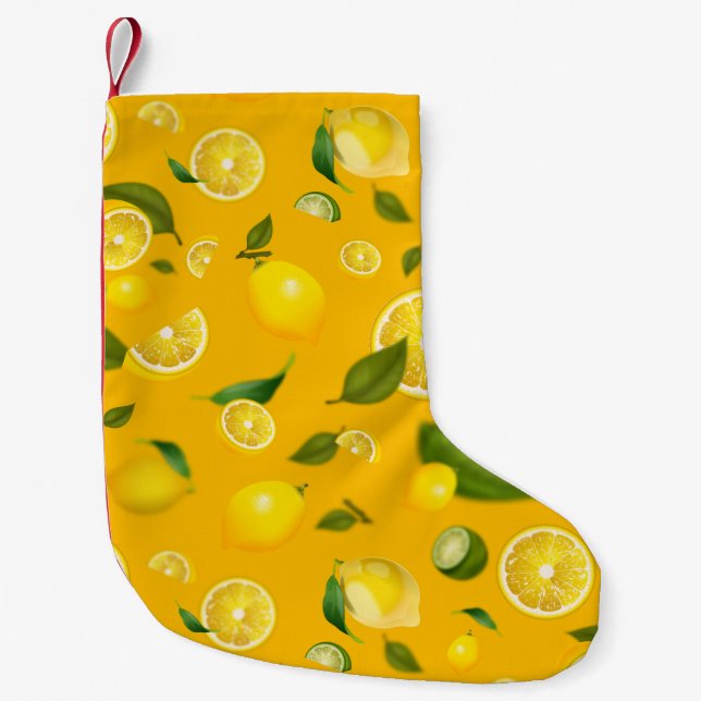Citron sort 7 liten julstrumpa (Framsidan)