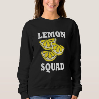 Citron Squad Ironisk Citat Team Lemonad T Shirt