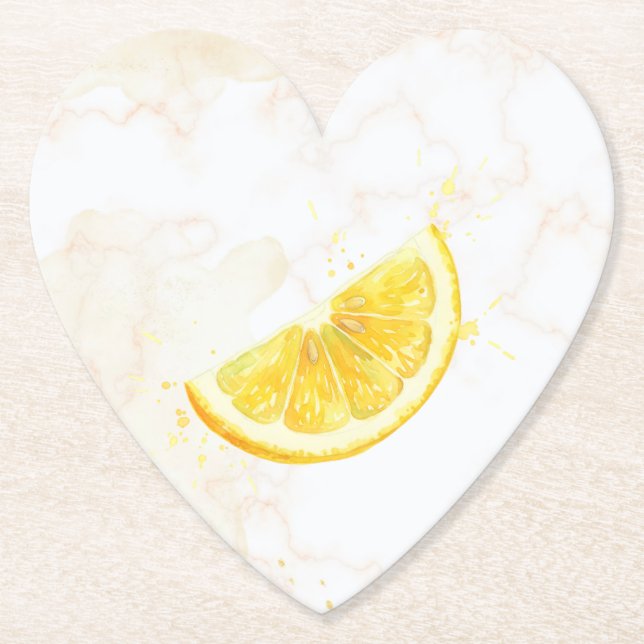 Citron Underlägg Papper (Framsida)