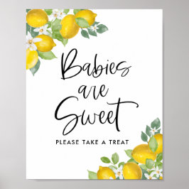 Citronbabys är söta baby shower-favoriter poster