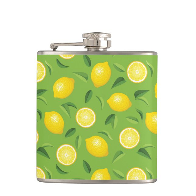 Citronbakgrundsmönster Fickplunta (Framsidan)