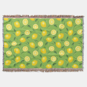 Citronbakgrundsmönster Mysfilt