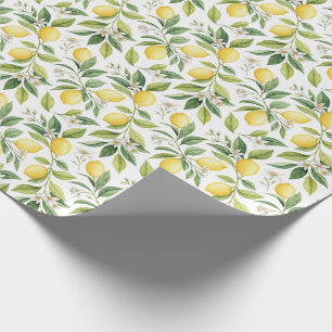 Citronblomning Presentpapper