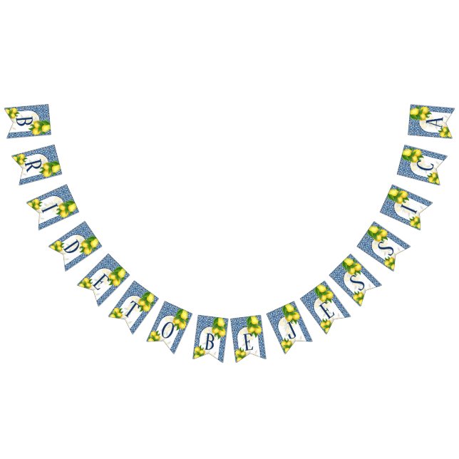 Citronbrider från Amalfi-blåplattor ska vara 7 bre Vimplar (Alla)