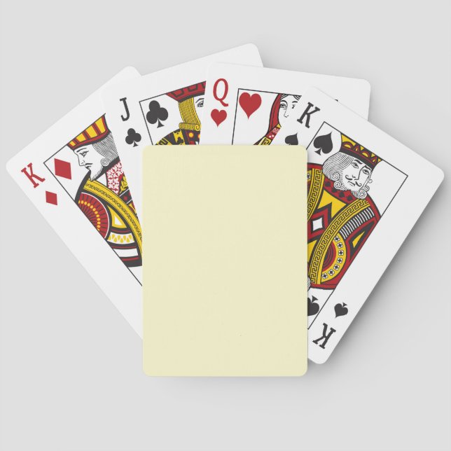 Citronchiffong enfärgad casinokort (Baksidan)