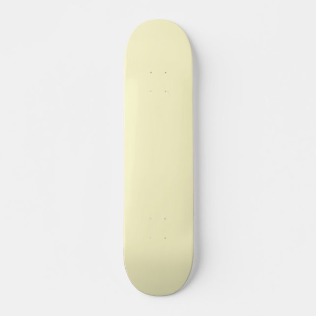 Citronchiffong enfärgad mini skateboard bräda 18,5 cm (Framsida)