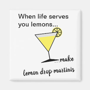 Citroncitrondroppmartini Magnet