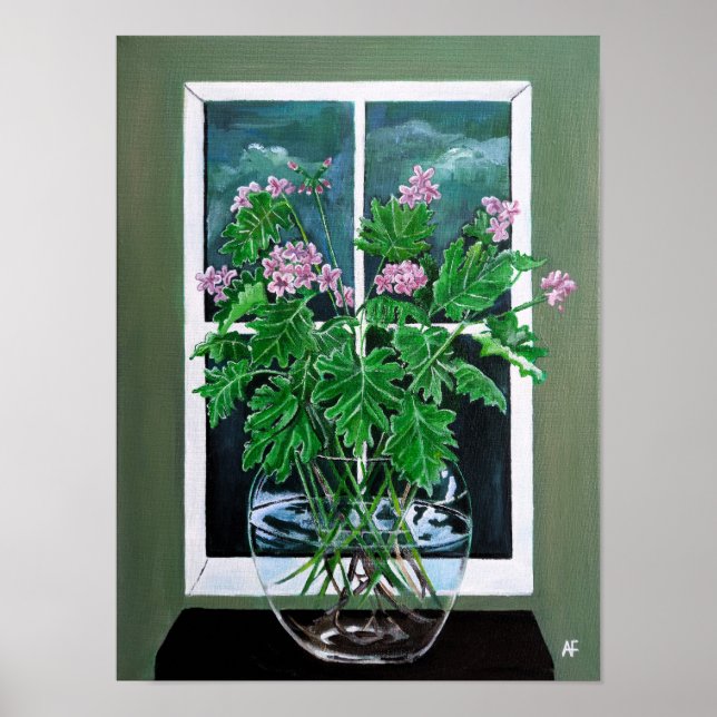 Citronella Dreams Målning av Alfred Fox Poster (Framsidan)