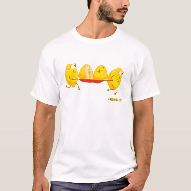 Citronen bistår tee shirt (Framsida)