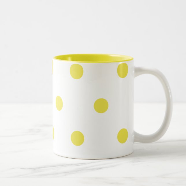 Citronen pricker Två-Tonad mugg (Höger)