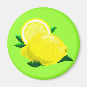 Citronen tappar magnet