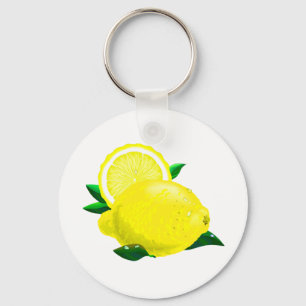 Citronen tappar nyckelring