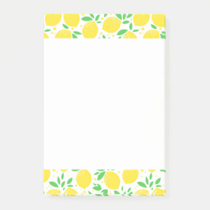 Citroner 02, färsk Gult Post-it Block