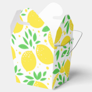 Citroner 4, färska Gulter Presentaskar