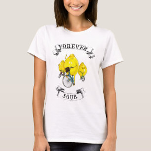 Citroner av anarki: Sur för evigt - cykelliga Tee Shirt