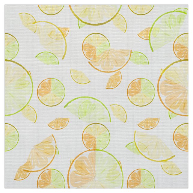 Citroner av orange av citrusfrukter tyg (Provkarta)