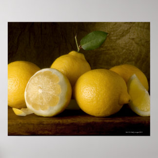 citroner av trä poster