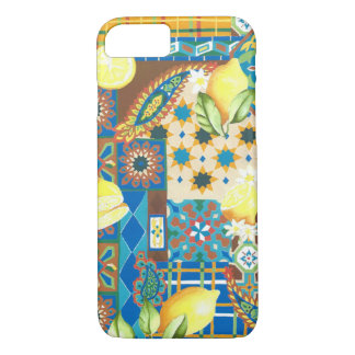 Citroner & belägger med tegel fodral för iPhone 7