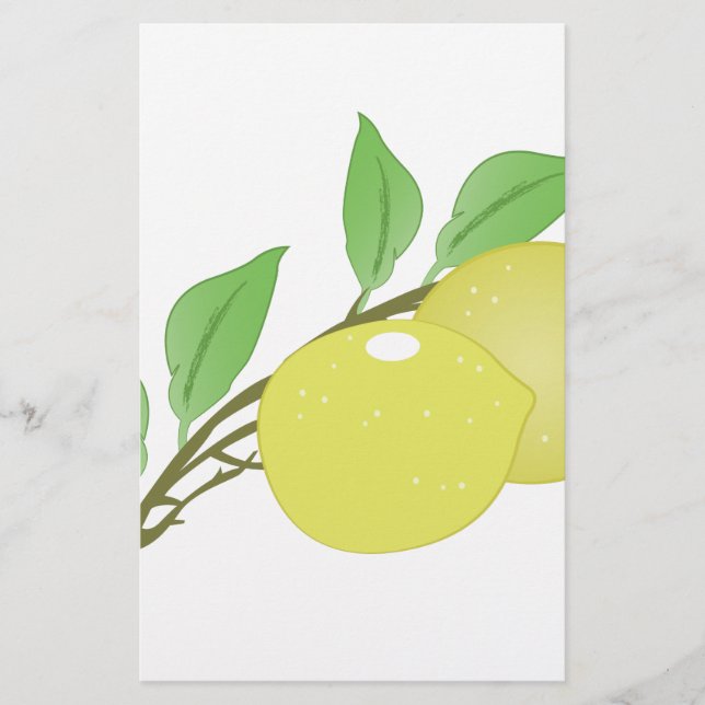 Citroner Brevpapper (Framsida)