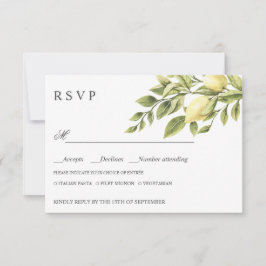 Citroner | BRÖLLOP OSA AV GULT Kort